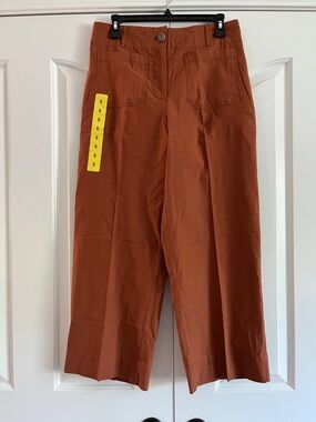 Hilary Radley “Colette” Dupe Women's Cropped Wide-Leg Pant